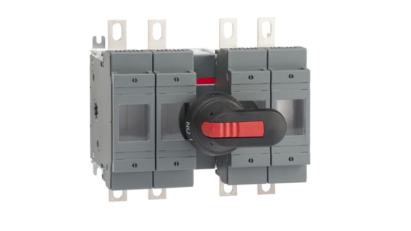 ABB Fuse Switch Disconnector, 4 Pole, 200A Fuse Current