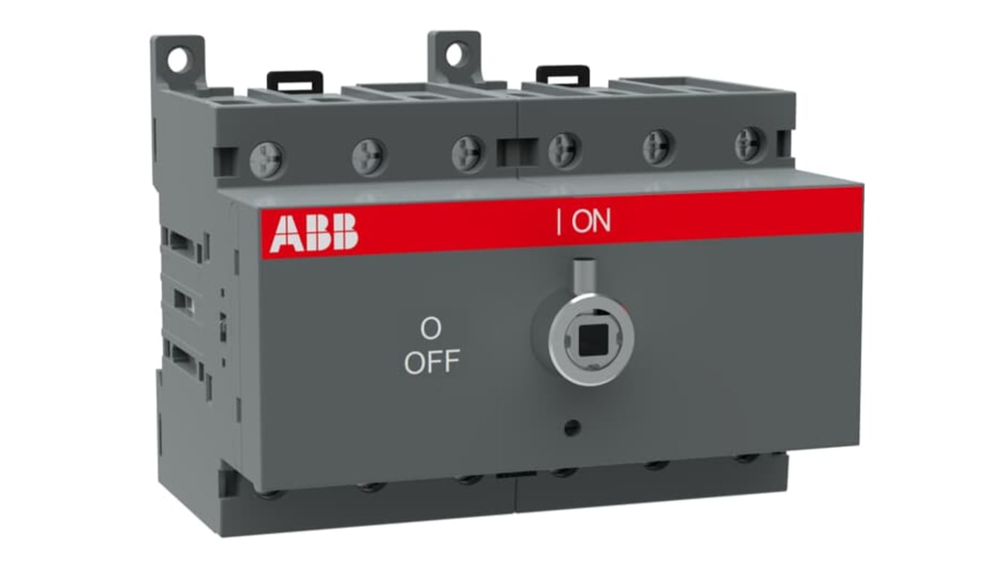 ABB OT Pole Base Mounting Switch Disconnector - 63A Maximum Current, 22kW Power Rating, IP20