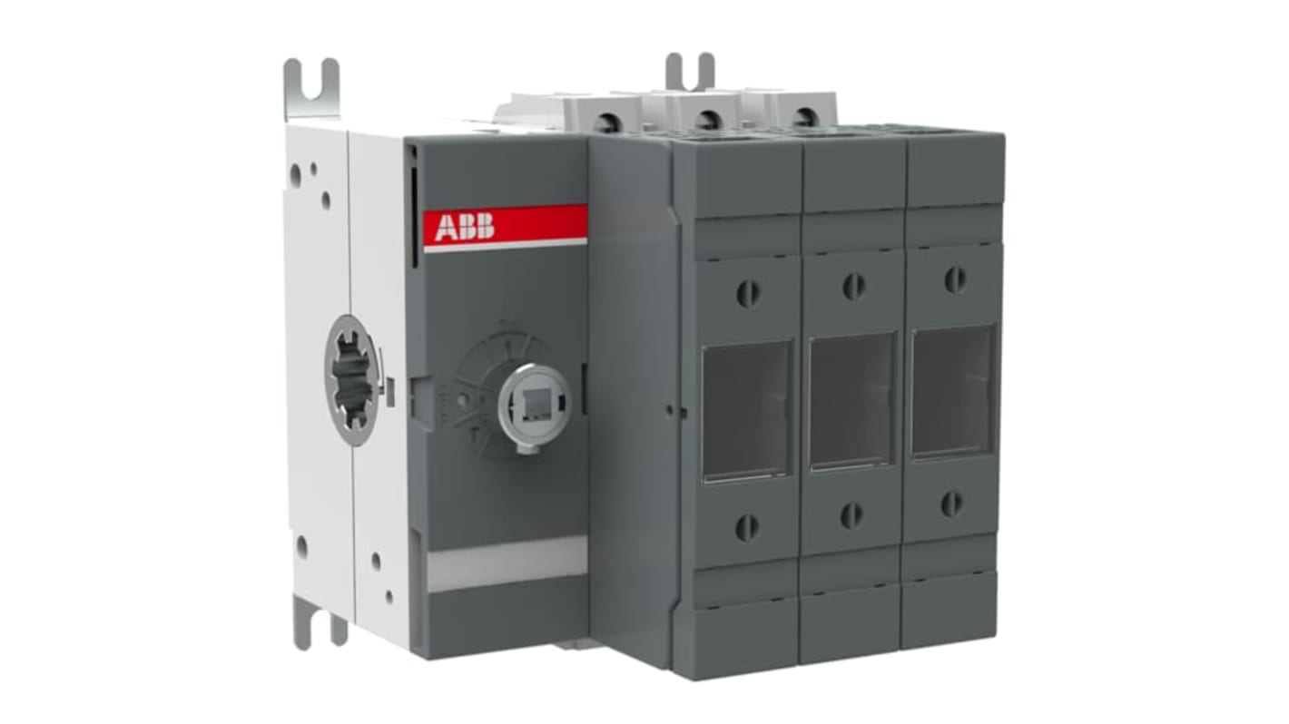 ABB 63A熔断器式隔离开关, 3极, A2-A3熔断器