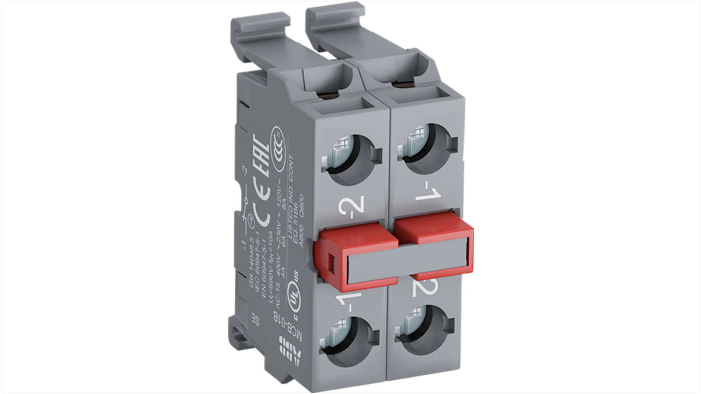 ABB MCB Series Contact Block, 690V, 2NO + 2NC