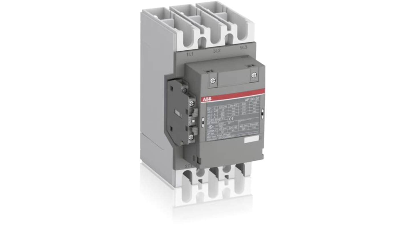 Stycznik 500 V ABB styki: 3 90 kW 250 A 3NO 1SFL487002R1411 AF190-30-11-14 250-500V