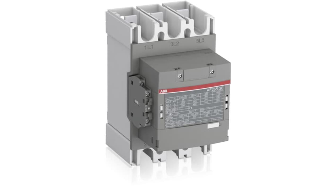 Stycznik 500 V ABB styki: 3 132 kW 350 A 3NO 1SFL547002R1411 AF265-30-11-14 250-500V