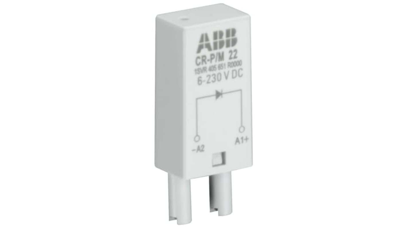 ABB CR-P/M Series LED + Diode Module, PCB Mount, 24 → 60V dc Coil