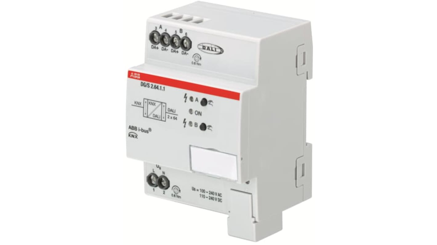 ABB 灯光控制器 网关, 额定240 V 交流, DIN导轨安装, DG/S系列