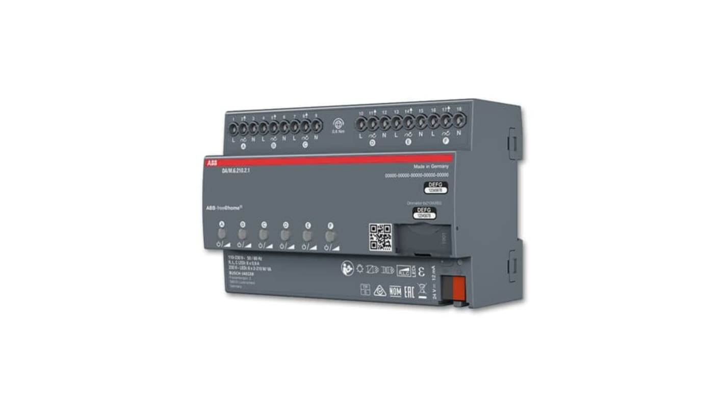 ABB 调光控制器, 额定230 V, DIN导轨安装, DA系列