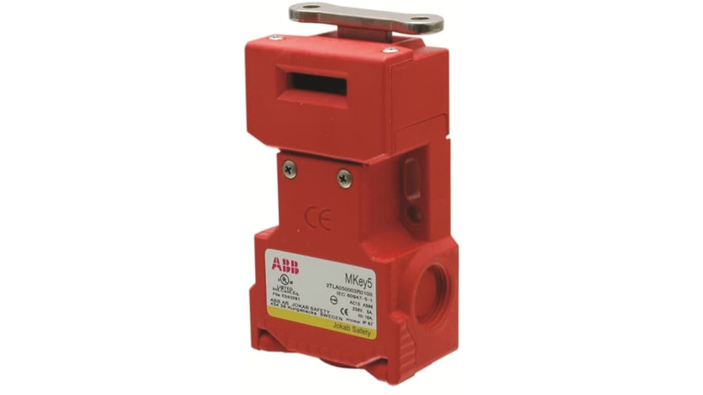 ABB MKey5 Safety Interlock Switch, 2NO/1NC , Plastic