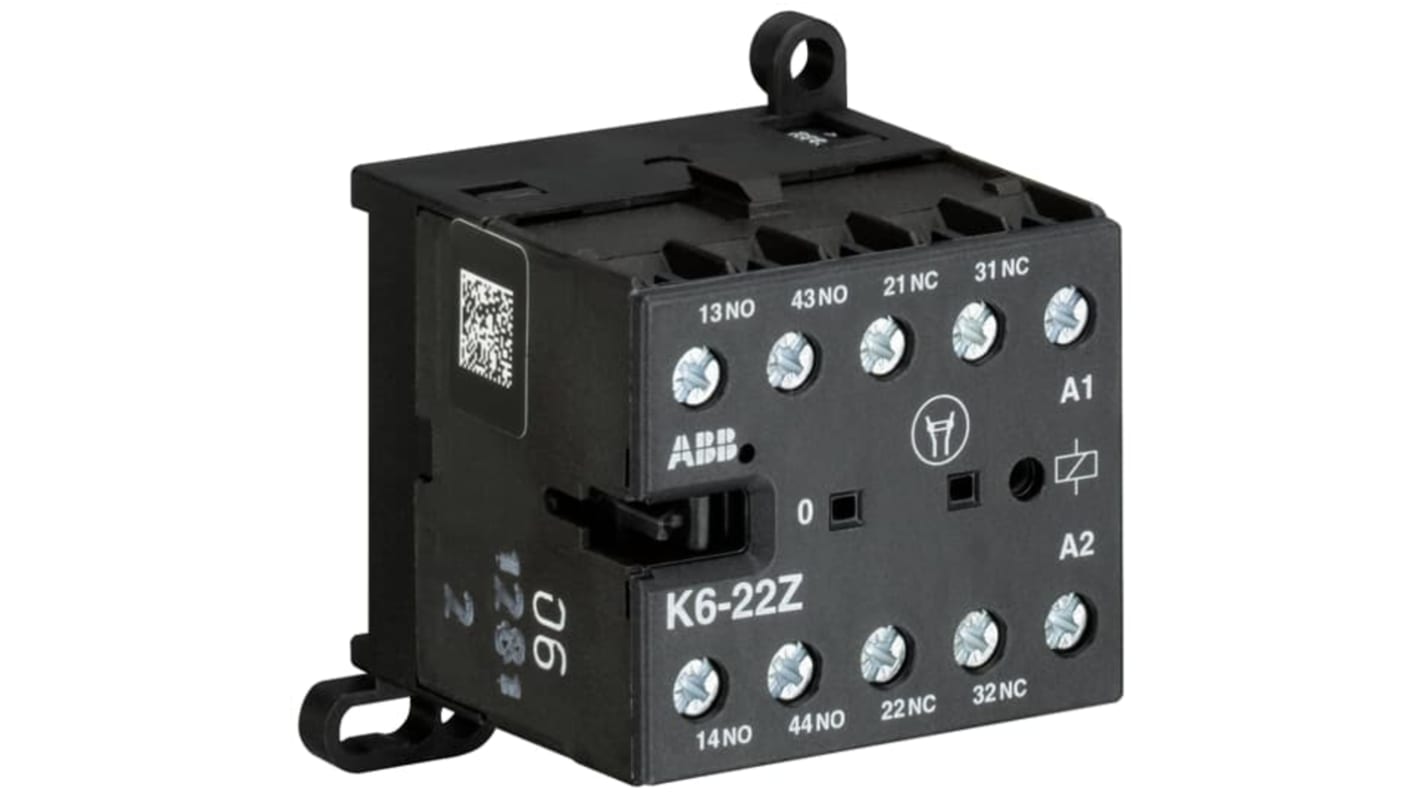 Przekaźnik pomocniczy ABB 6 A 2NC/2NO GJH1211001R8224 K6-22Z 110V 40/450HZ