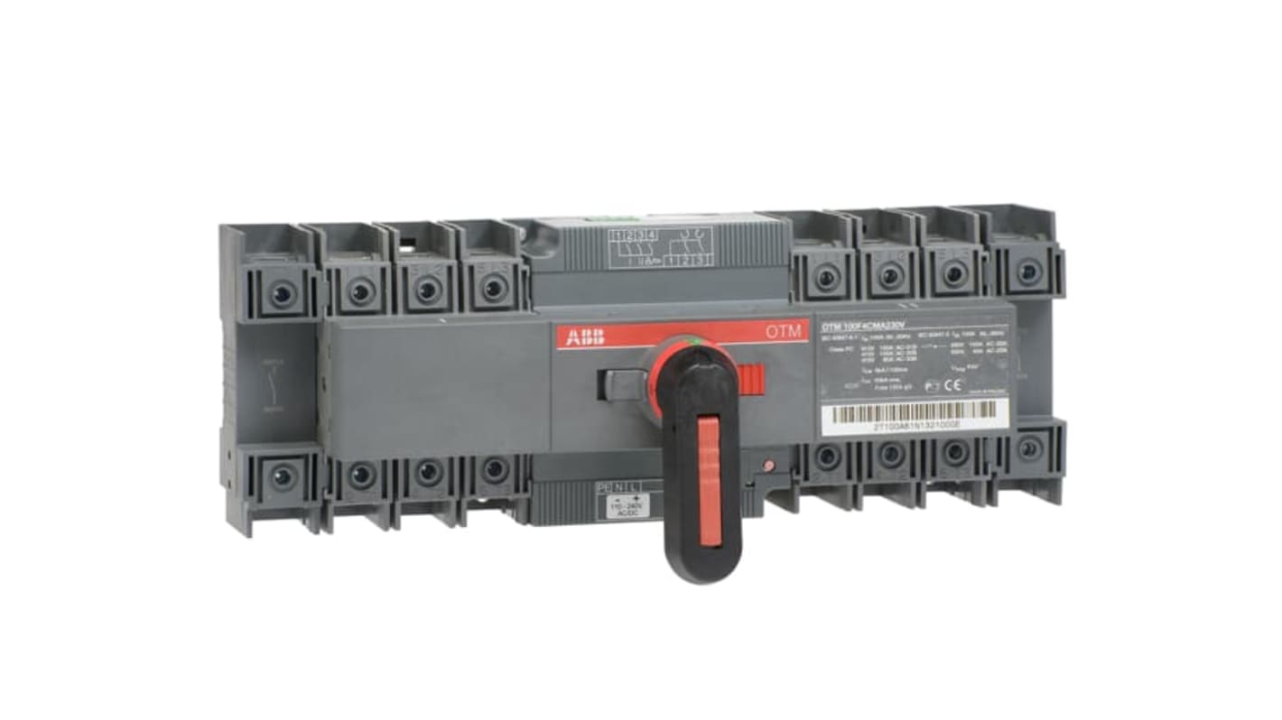 ABB Fuse Switch Disconnector, 4 Pole, 100A Max Current