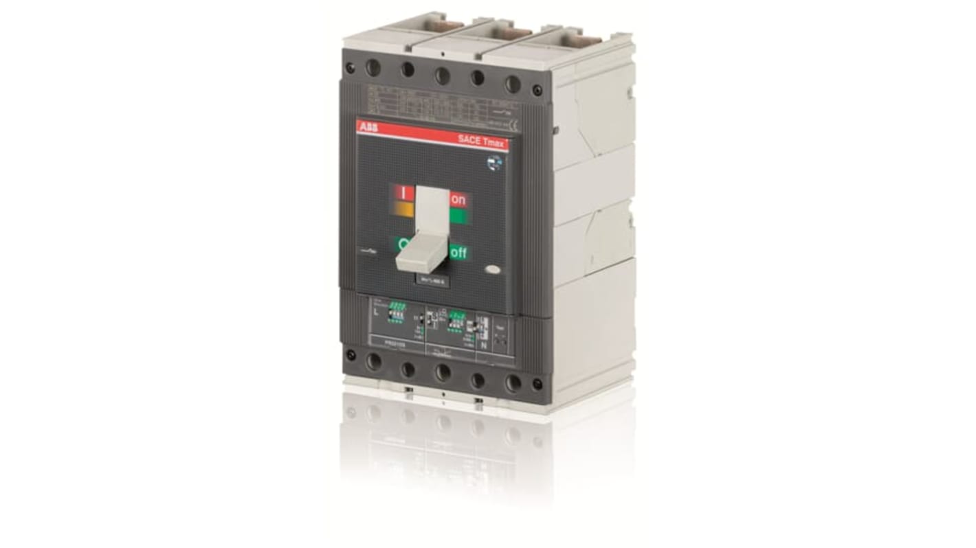 ABB MCCB塑壳断路器, 20 kA分断, 400A, 690VAC, 3极, T5N系列