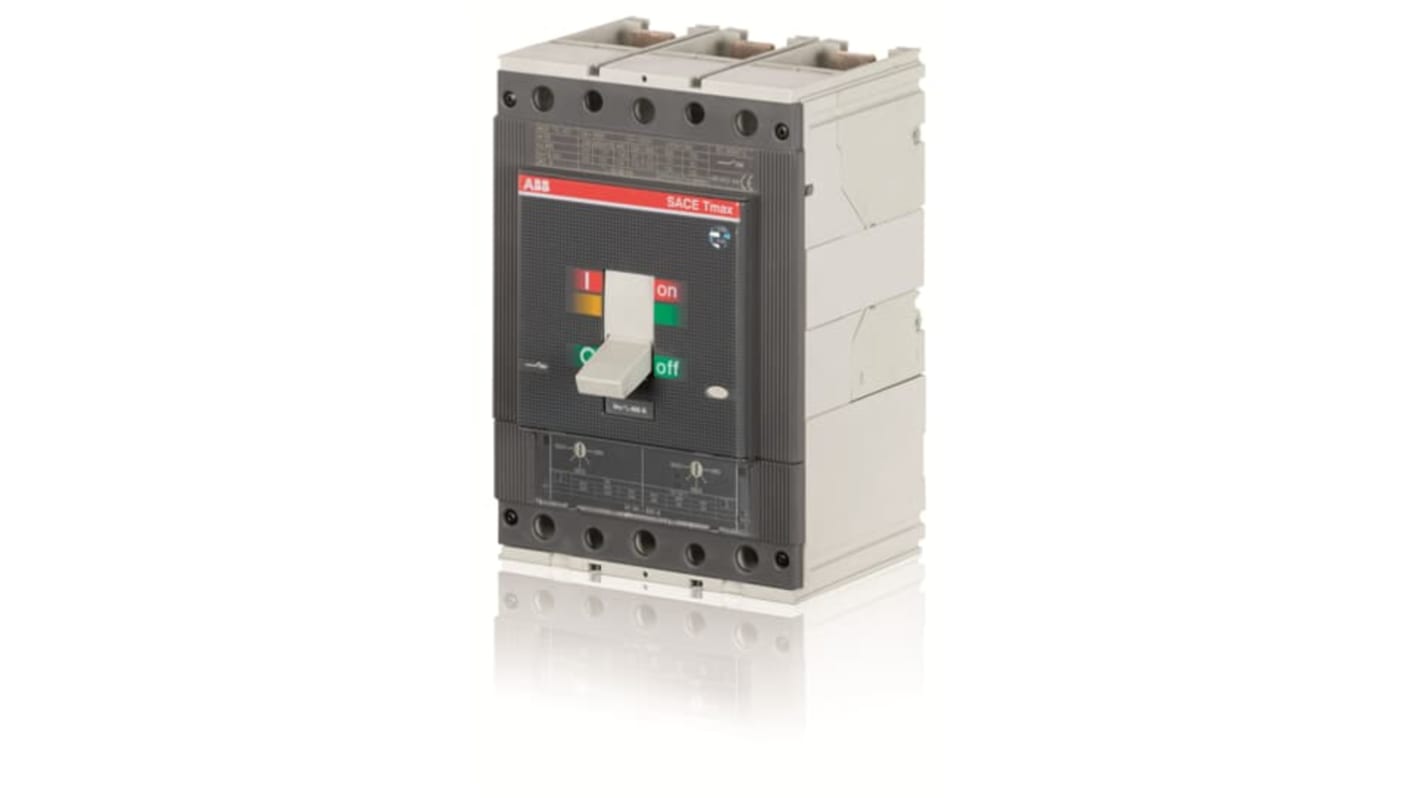 ABB, SACE Tmax T MCCB Molded Case Circuit Breaker 3P 400A, Fixed Mount