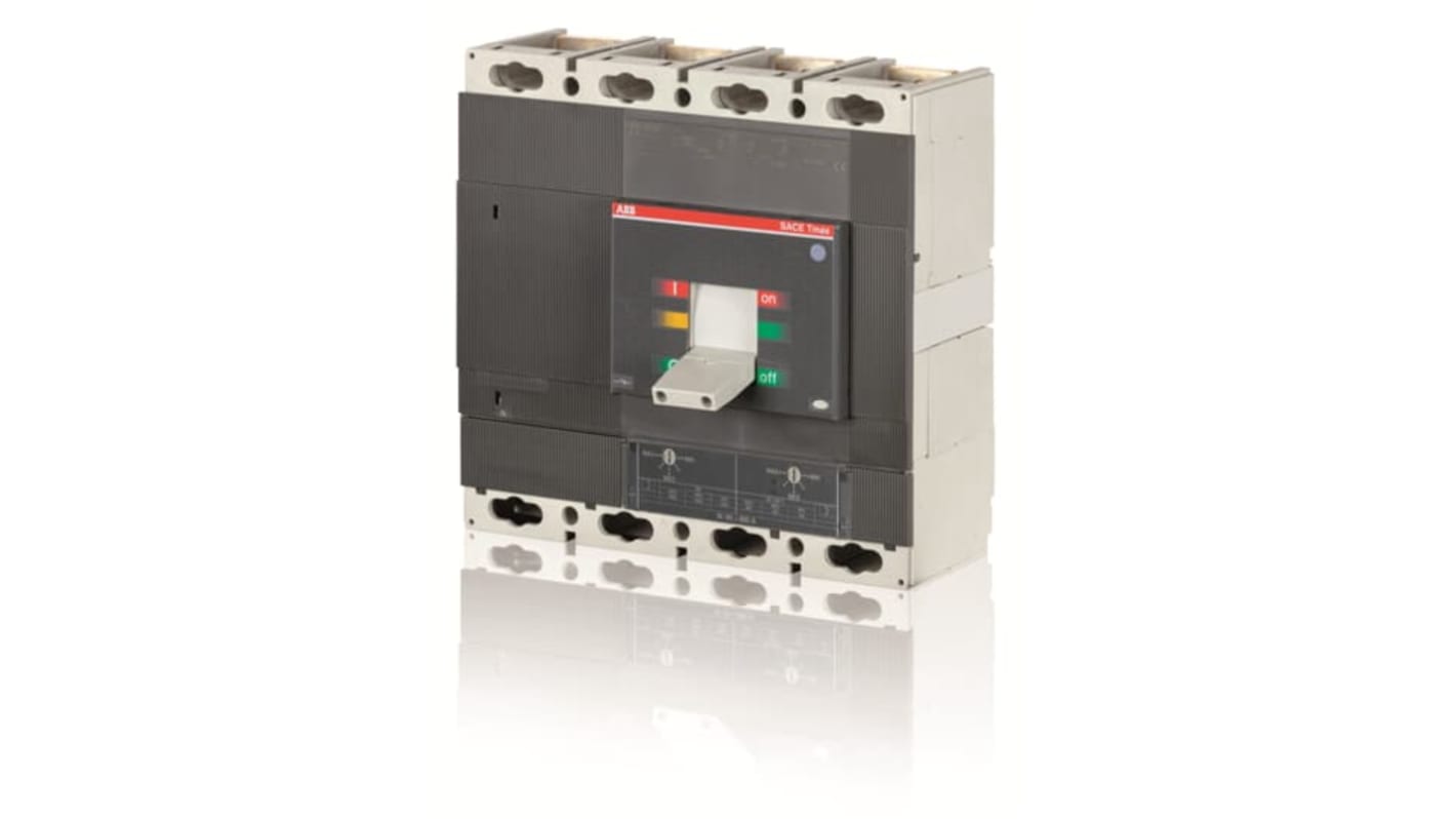 ABB MCCB塑壳断路器, 800A, 4极, T6N系列