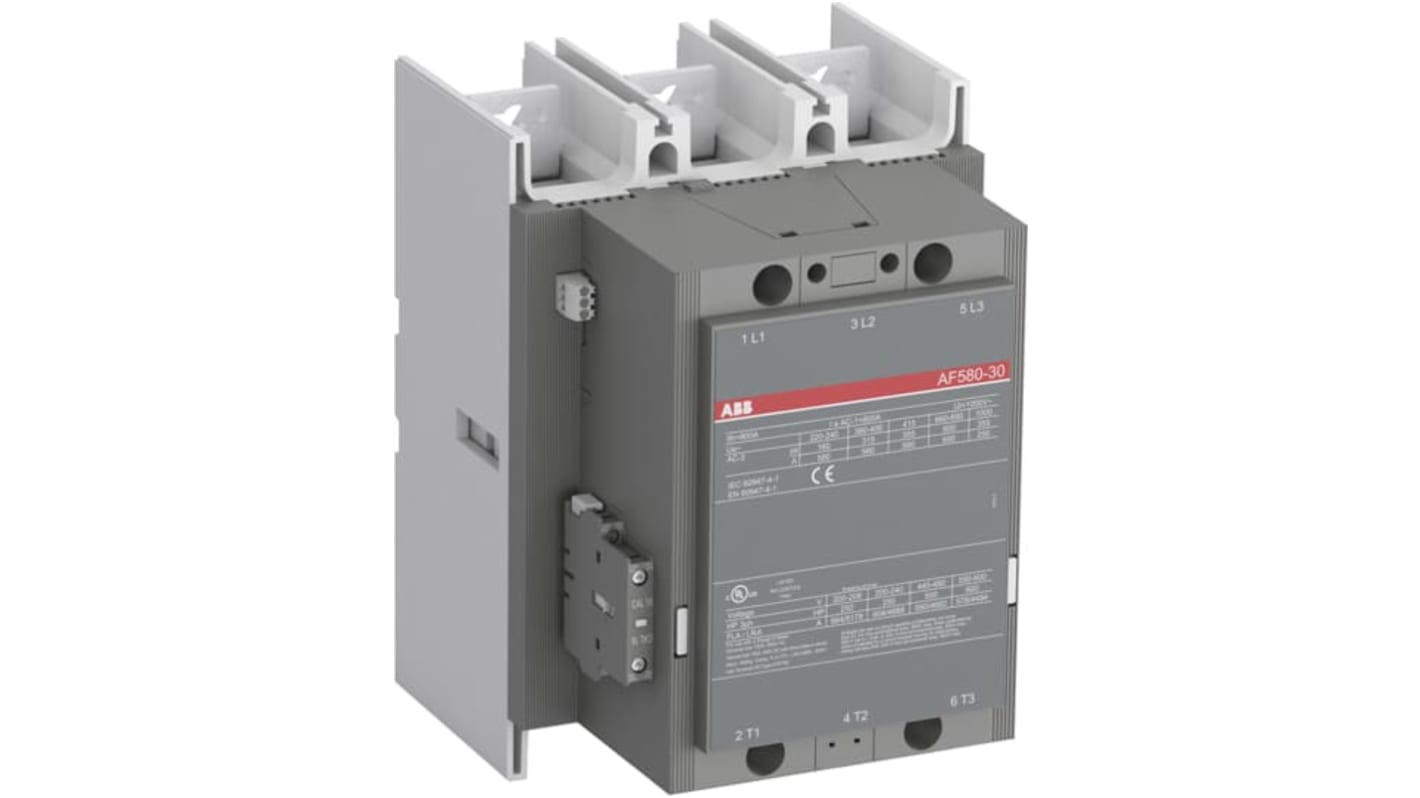 ABB 电动机控制接触器, 355 kW, 线圈250 V, 触点800 A, 3P, 3 常开, AF系列