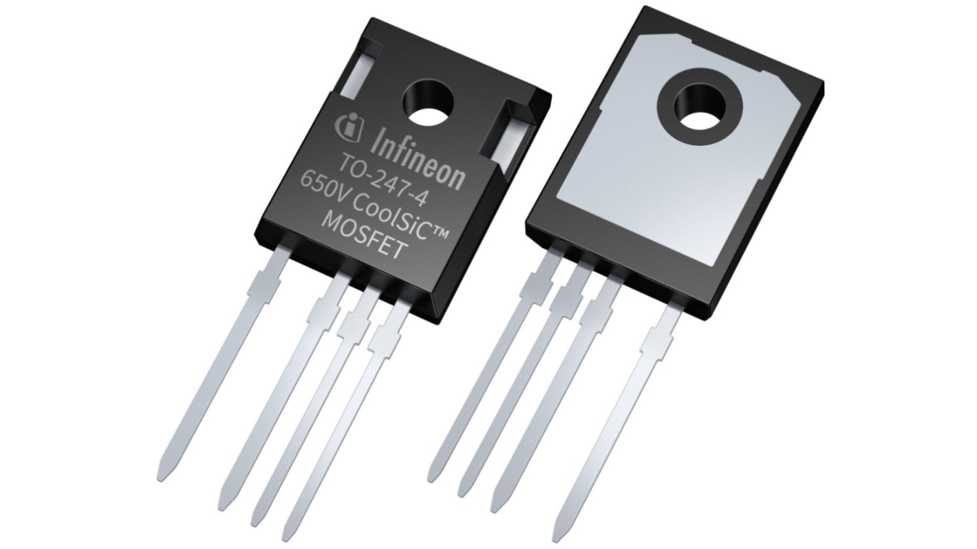 Infineon CoolSiC Silicon N-Channel MOSFET, 53 A, 650 V, 4-Pin TO-247-4 IMZA65R030M1HXKSA1