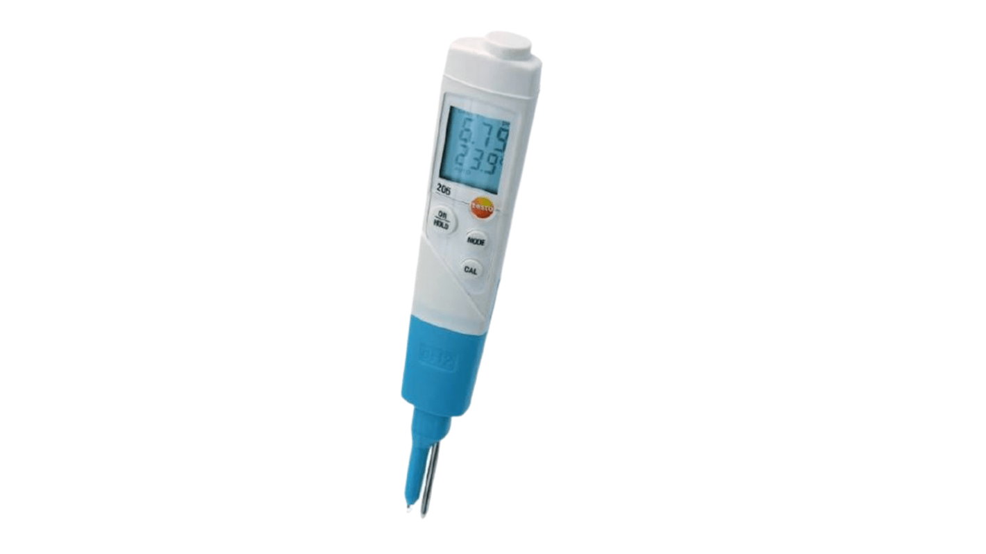 Pehametr 0 do 14 pH Testo 206-PH2