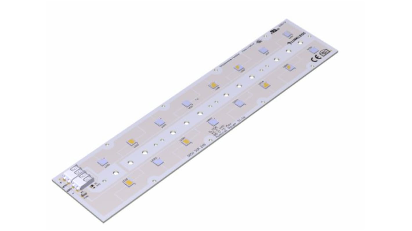 Lumileds 白光灯带, 44.4V 直流, 172.2mm长x49.5mm宽, LUXEON XR-5050 SQR系列