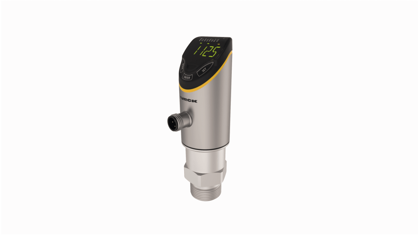 Turck LUS211 Series Ultrasonic Ultrasonic Level Sensor, Stainless Steel Body