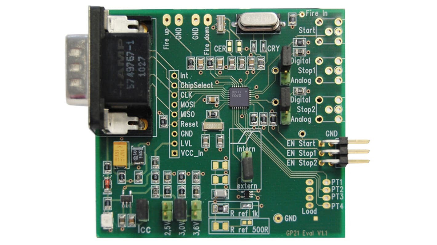 Kit de evaluación Convertidor de flujo ultrasónico ScioSense Evaluation System for TDC-GP22 Time-to-Digital Converter -