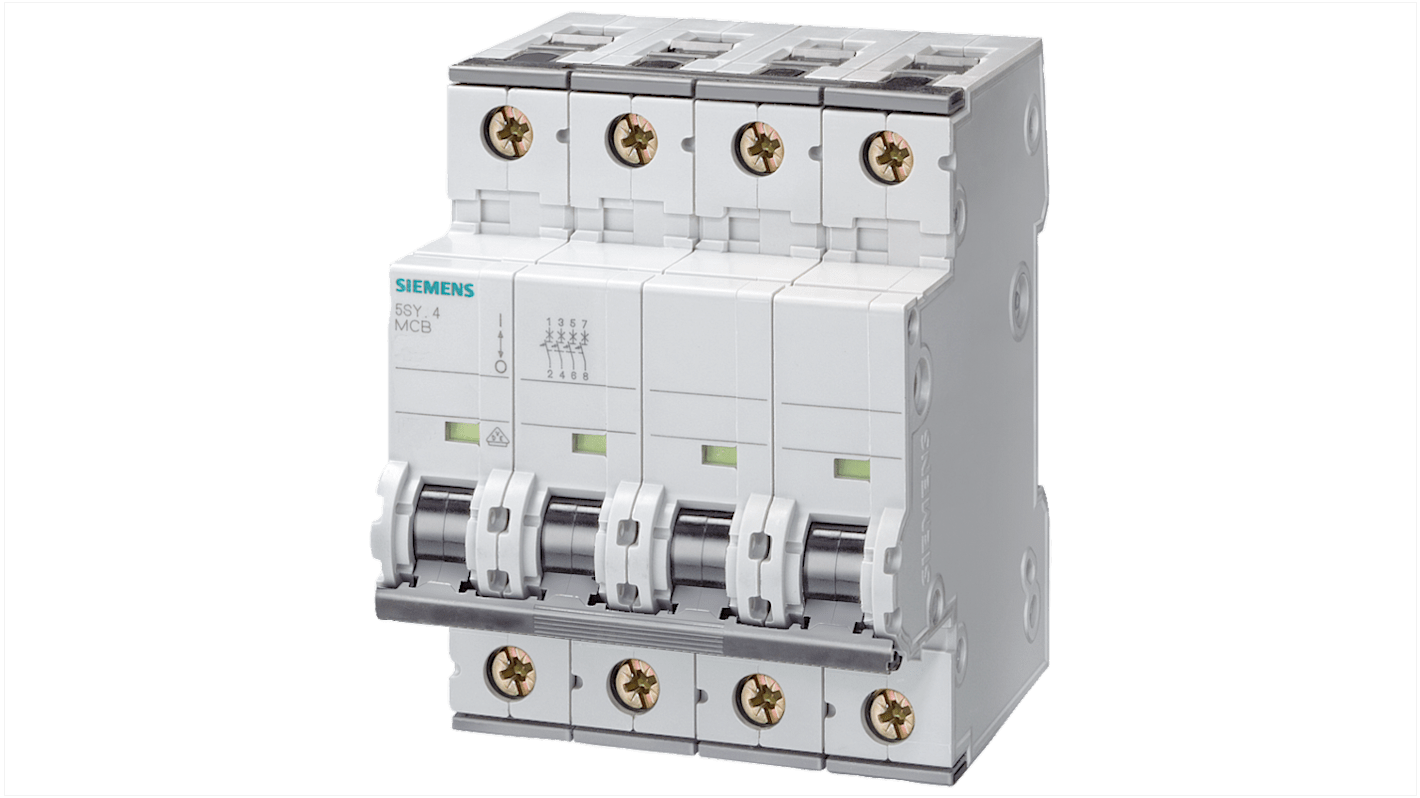 Siemens SENTRON 5SY MCB, 3+N, 32A Curve B