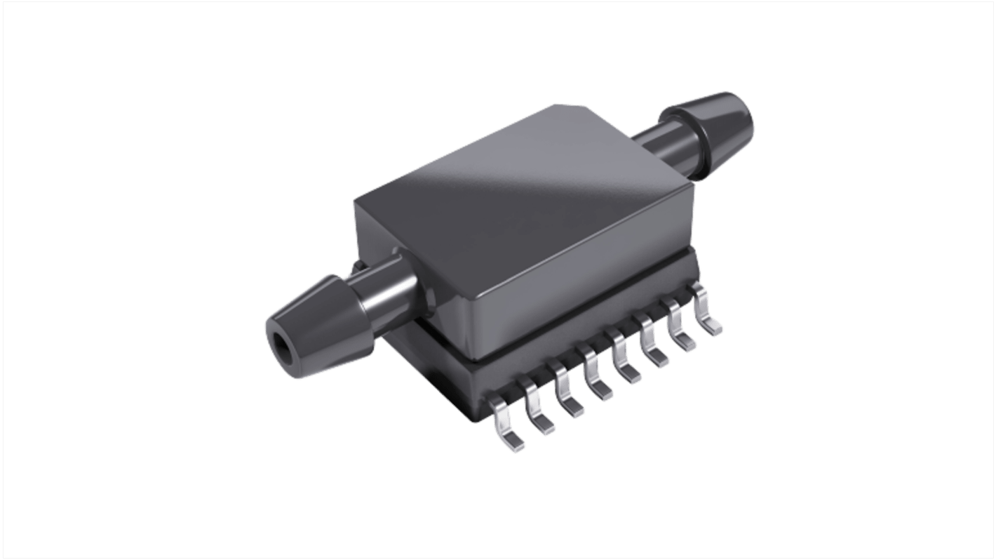 TE Connectivity Gauge Pressure Sensor, 300Pa Operating Max, PCB Mount, 16-Pin, 7kPa Overload Max, SOIC