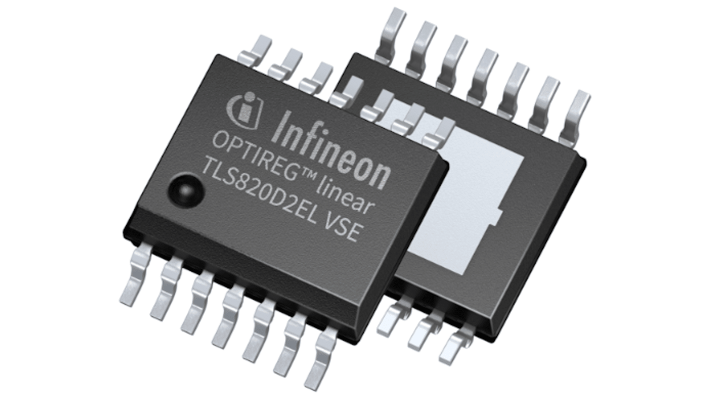 Infineon 线性线性稳压芯片, 5 V输出, 200mA最大输出, 单路输出, PG-SSOP, 14针