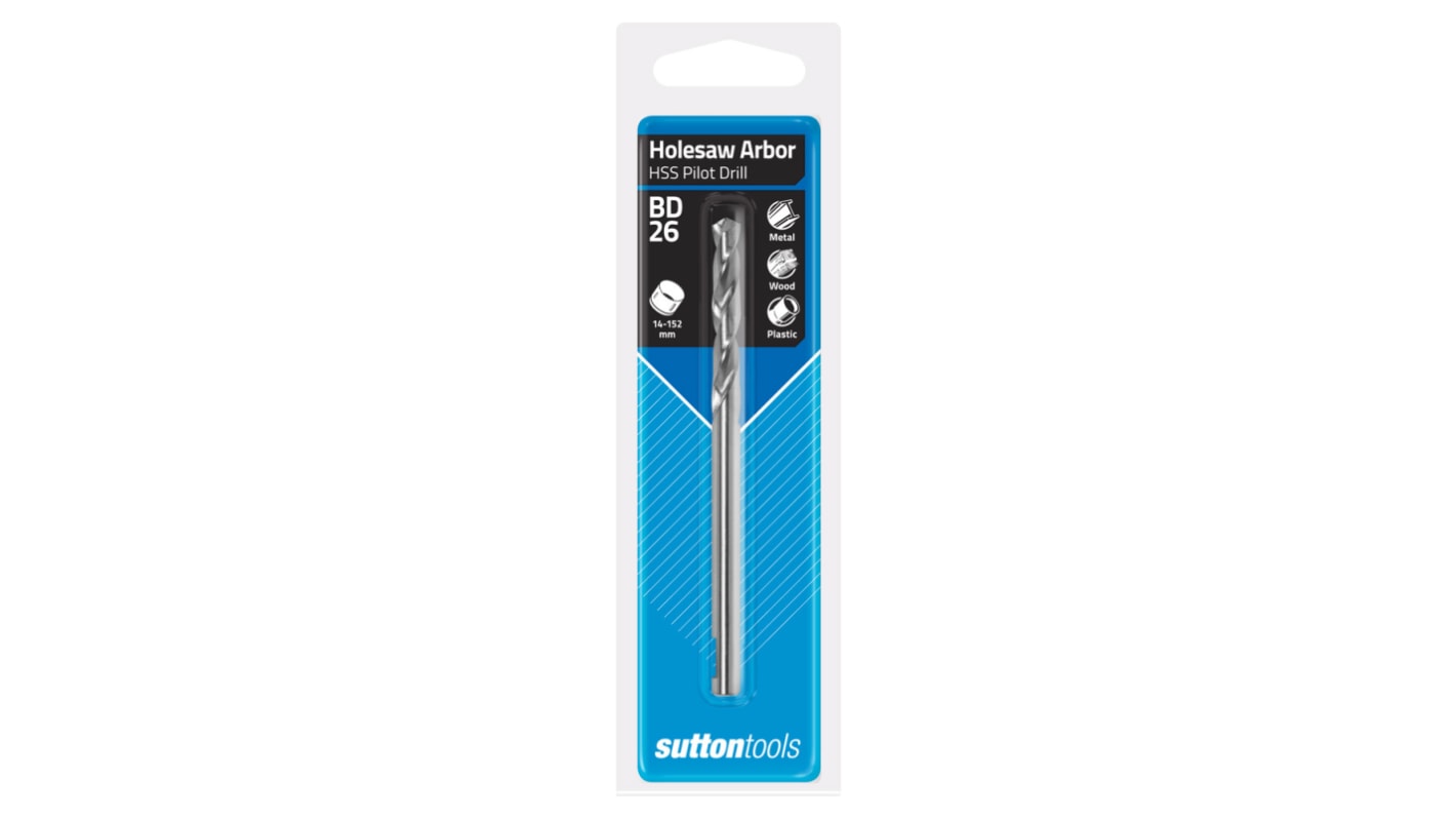 Sutton Tools HSS 6.35mm Pilot Drill