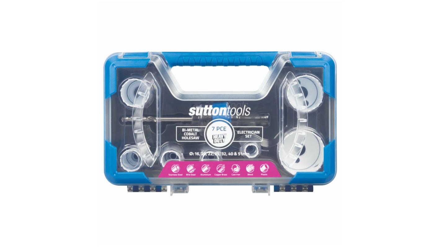 Sutton Tools Bi-Metal Cobalt 6mm Hole Saw Set