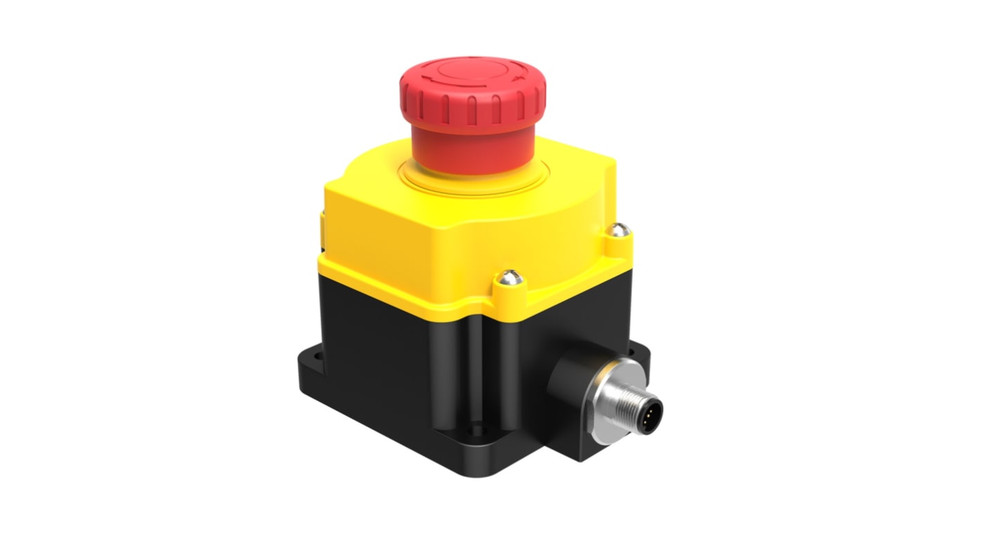 Banner Twist Release Emergency Stop Push Button, Surface Mount, 2NC