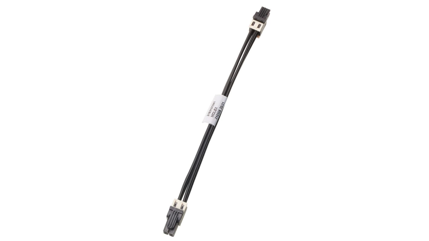 Molex 4 Way Female Mini-Fit Sigma to 4 Way Female Mini-Fit Sigma Wire to Board Cable, 600mm