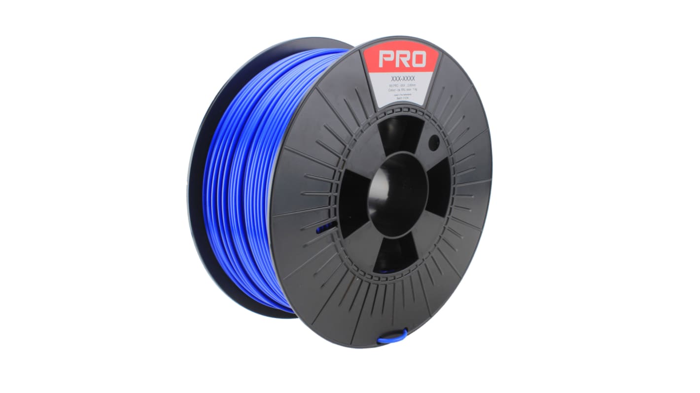 Filamento per stampante 3D RS PRO, PLA resistente, Blu, diam. 2.85mm