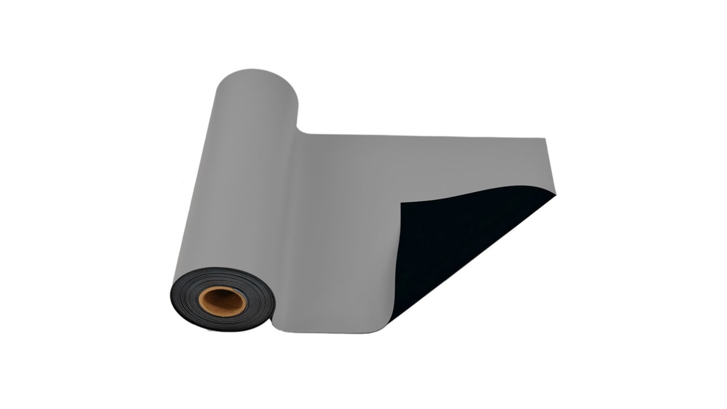 SCS Arbeitsfläche ESD-Matte Grau für Arbeitsflächen, 1.8mm x 760mm x 15.2m