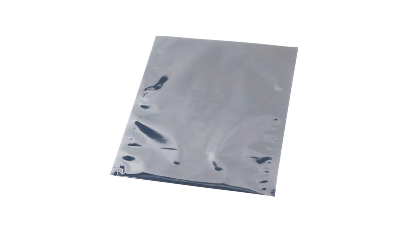 Sacchetto antistatico SCS 125mm x 75mm, col. Argento, 100 pz.