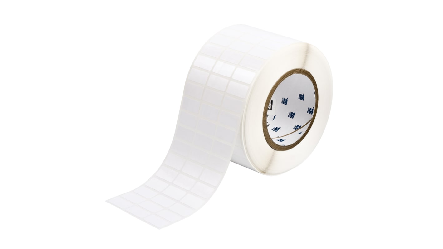 Brady B-423 on White Label Printer Labels, 25.40 mm Width, 12.7mm Label Length