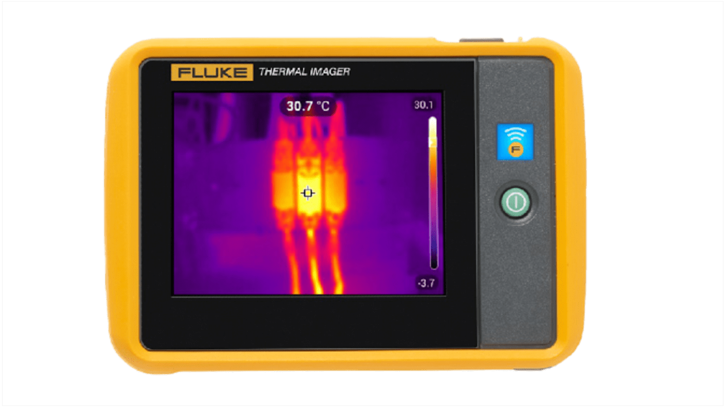 Fluke サーモグラフィ, 測定範囲：-20 → +400 ° C, 120 x 90