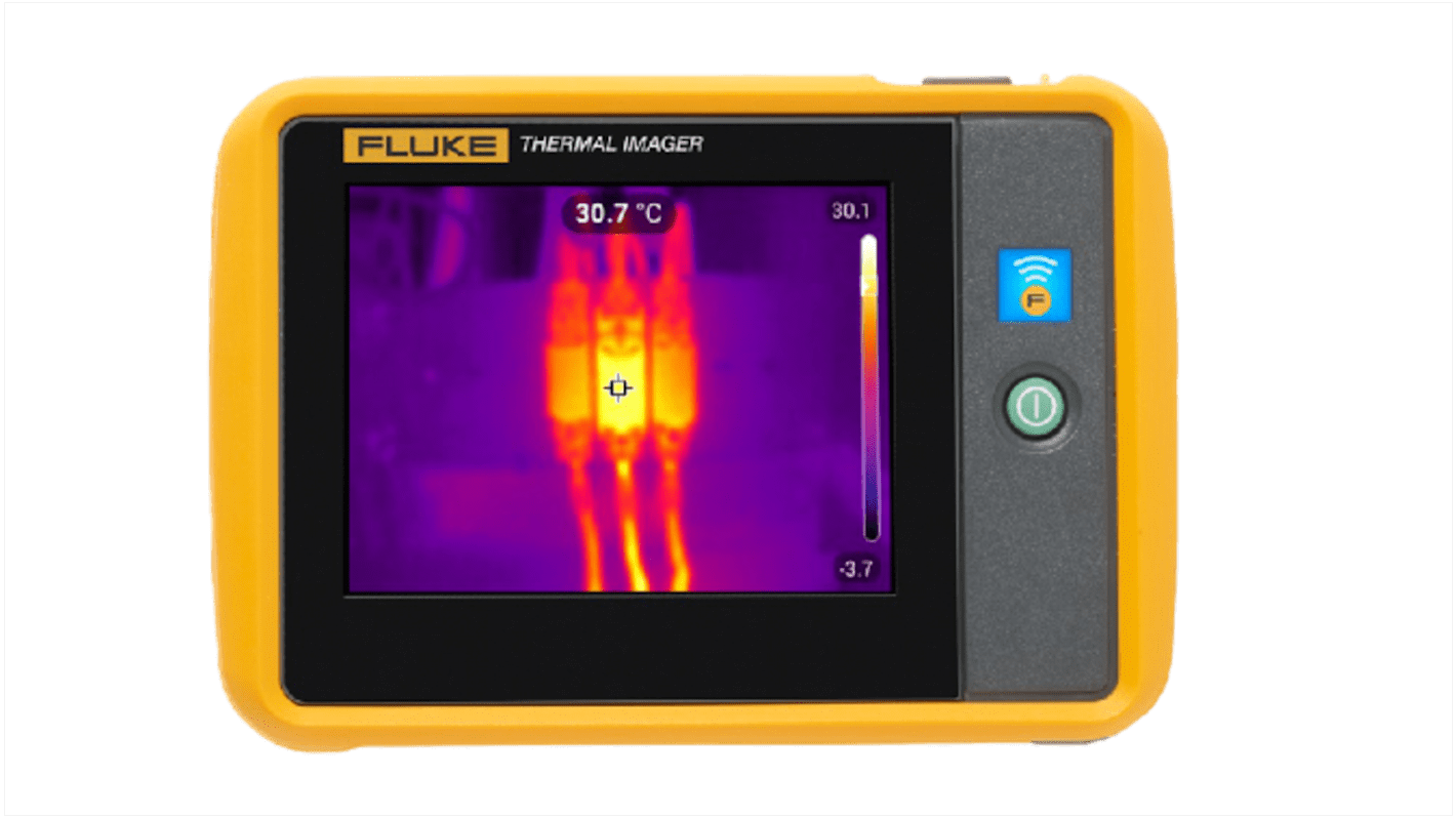 Cámara termográfica Fluke PTi120, calibrado RS, -20 → +400 °C, resolución IR 120 x 90píxel enfoque fijo