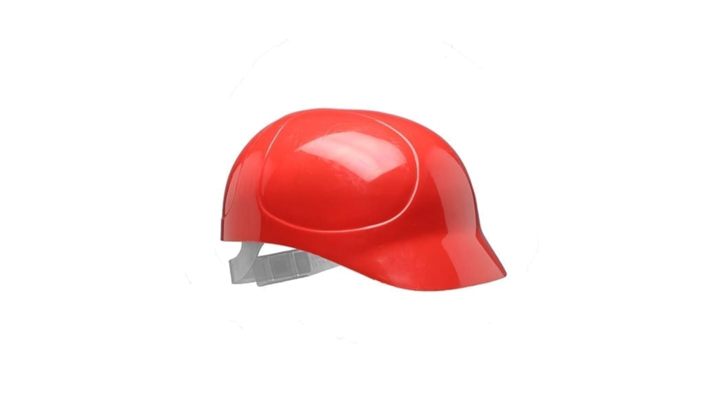 Centurion Safety Red Standard Peak Bump Cap, HDPE Protective Material