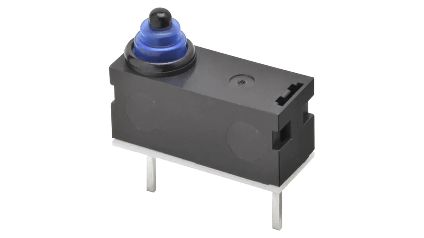 Microinterruptor Coaxial en Subminiatura, Émbolo de Pin SPST