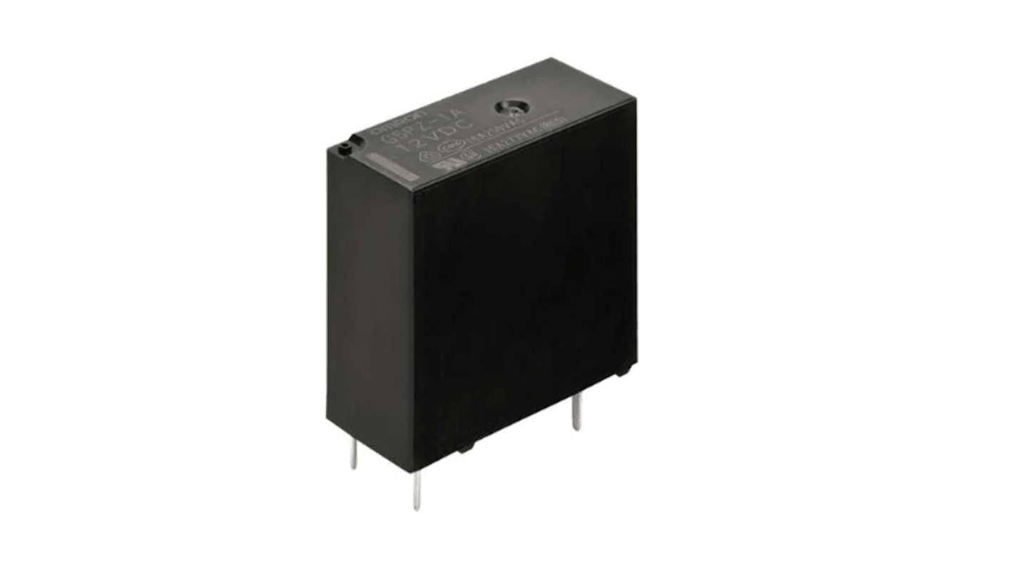 Omron PCB Mount Non-Latching Relay, 5V dc Coil, 16A Switching Current, SPST