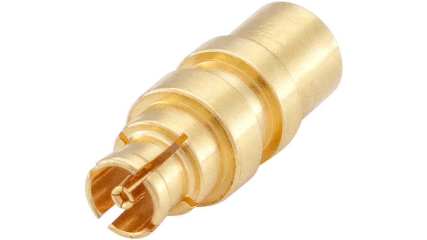 Rosenberger Mini-SMP Series, Jack Cable Mount SMP Connector, 50Ω, Solder Termination, Straight Body