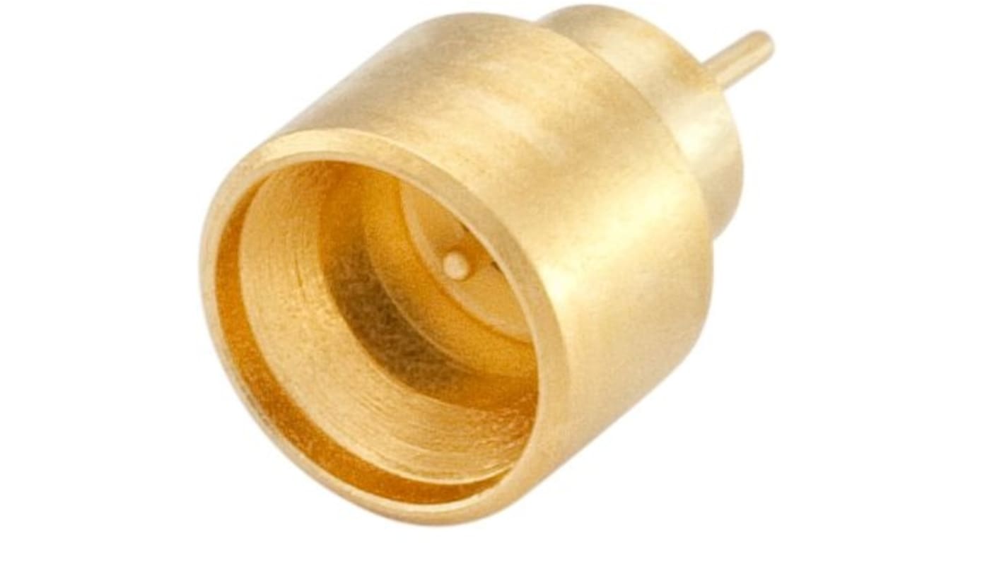 Rosenberger Mini-SMP Series, Plug Panel Mount SMP Connector, 50Ω, Solder Termination, Straight Body