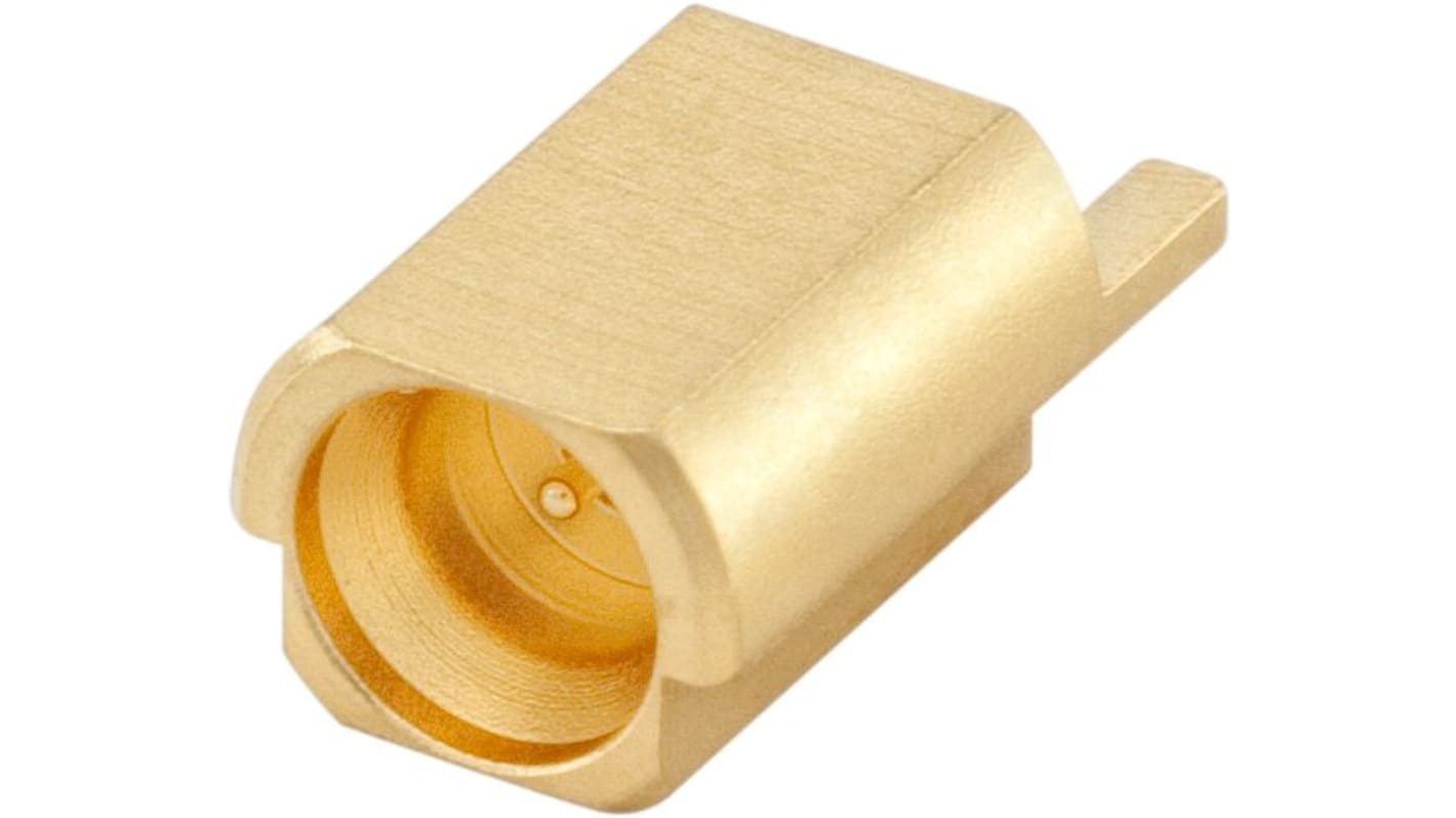 Rosenberger SMP Series, Plug Surface Mount SMP Connector, 50Ω, Solder Termination, Right Angle Body