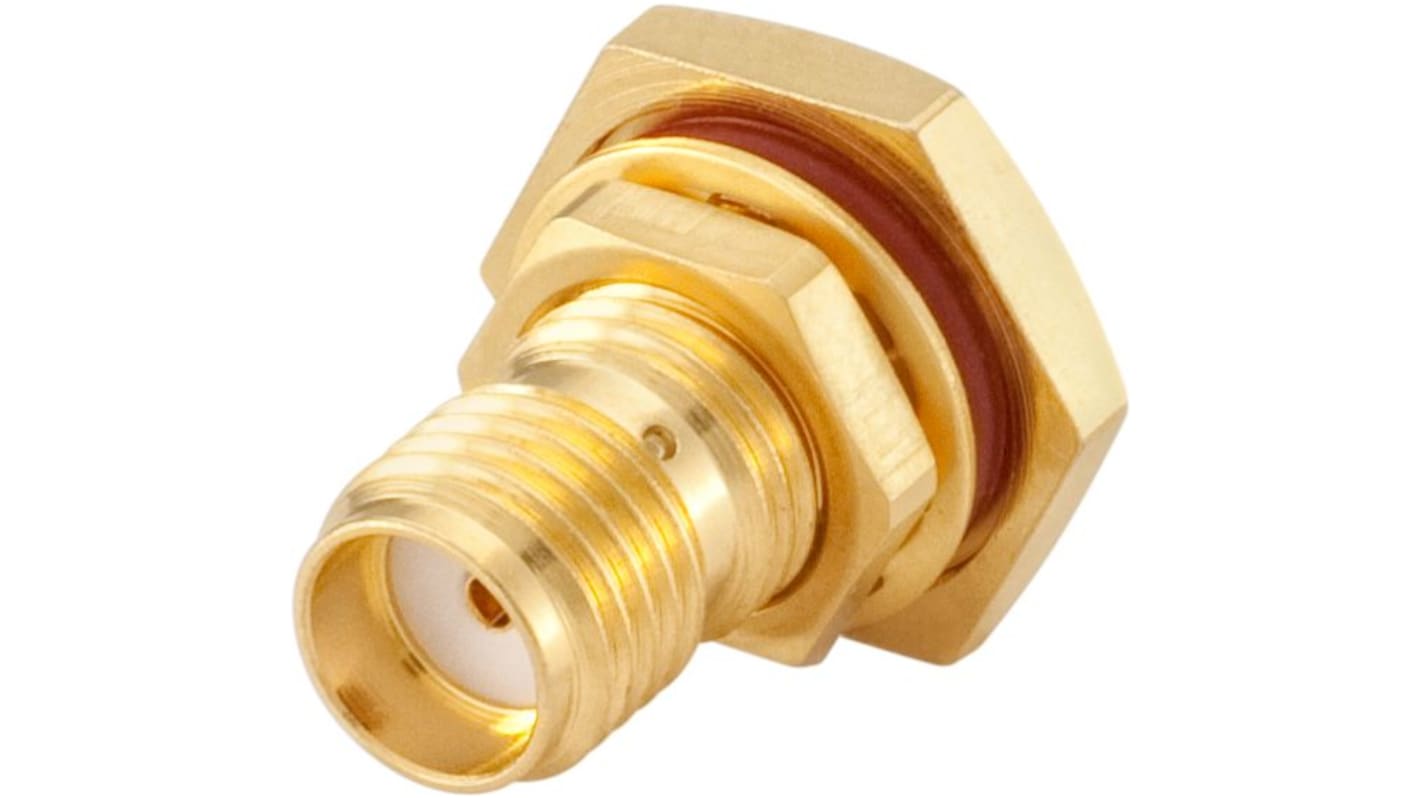 Rosenberger SMA Series, Jack Panel Mount, 50Ω, Solder Termination, Straight Body