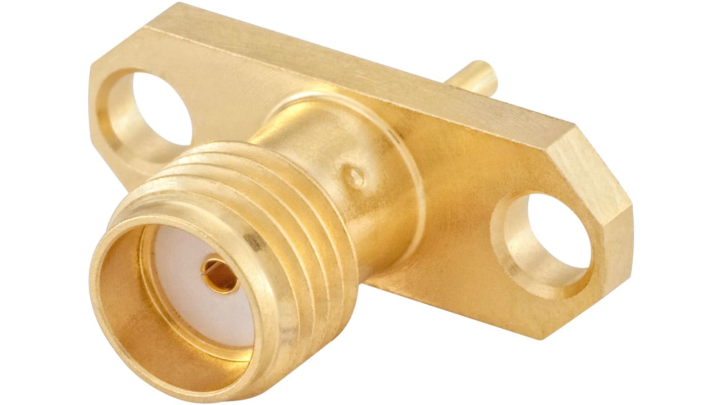 Rosenberger SMA Series, Jack Surface Mount, 50Ω, Solder Termination, Straight Body