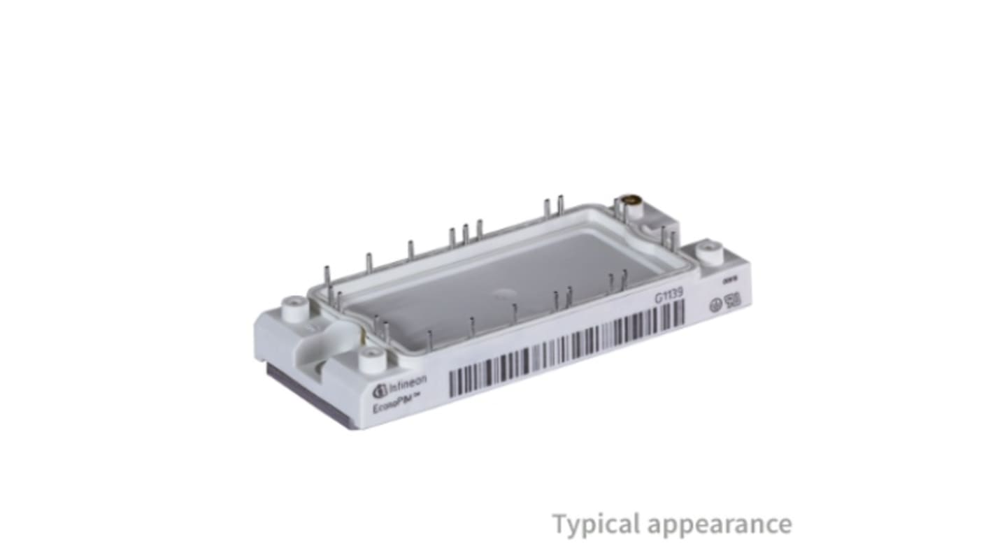 IGBT Infineon, VCE 1200 V, IC 50 A, canale N, Modulo