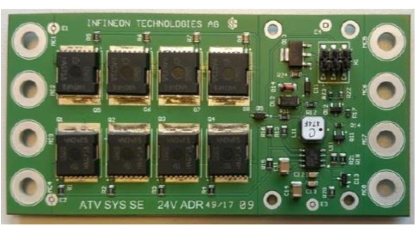 Infineon 24V BATT SWITCH DEMO MOSFET Driver for AUIR3242S for Battery Switch, Construction Agricultural Vehicles (CAV),
