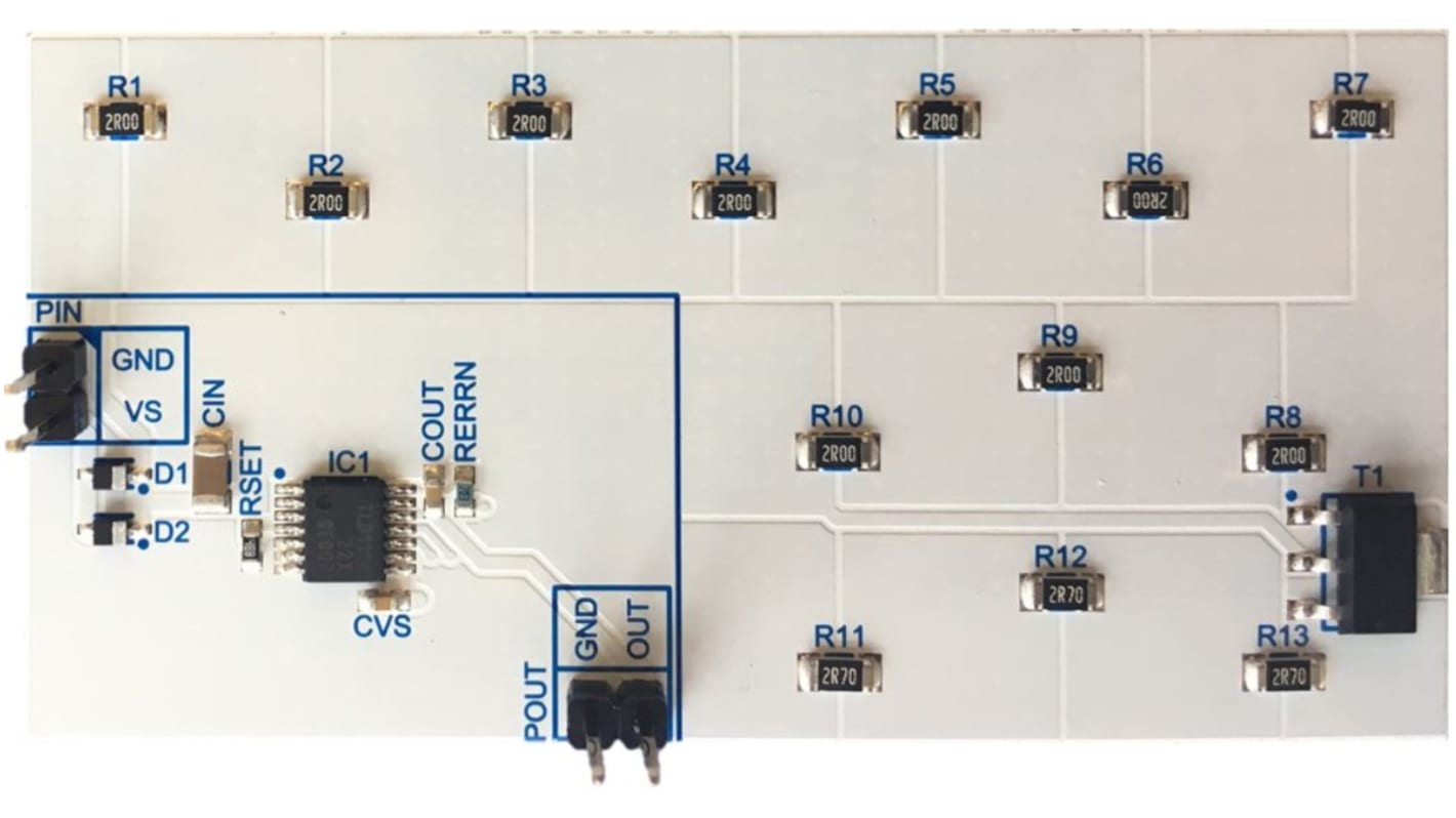 Infineon LED 驱动器评估测试板, BPLUS OFFLOAD BOARD, 用于LITIX Basic+