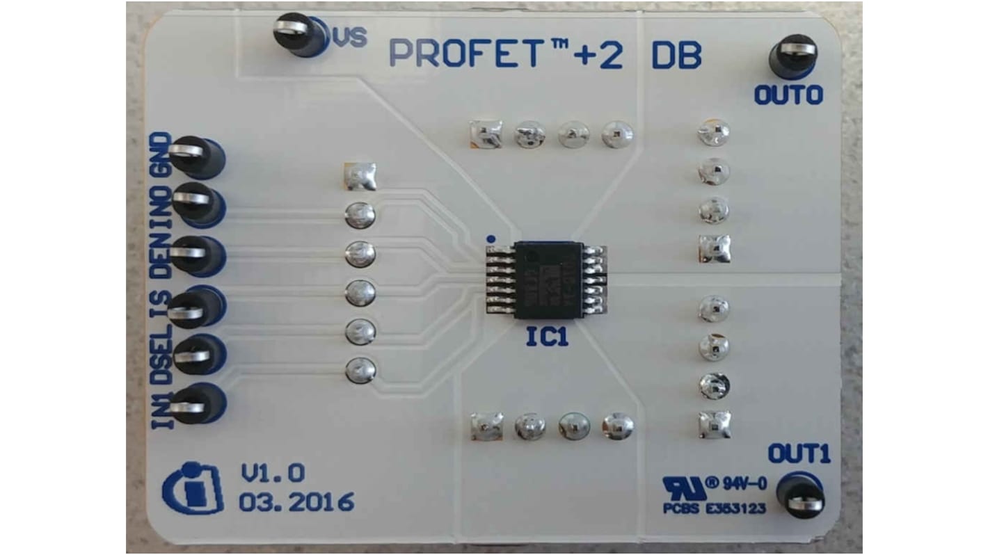 Infineon BTS7008-1EPA Evaluierungsplatine, BTS7008-1EPA DAUGH BRD Evaluierungsplatine