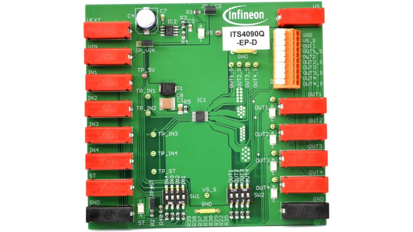 Infineon ITS4090Q Evaluierungsplatine, DEMOBOARD ITS4090Q Evaluierungsplatine