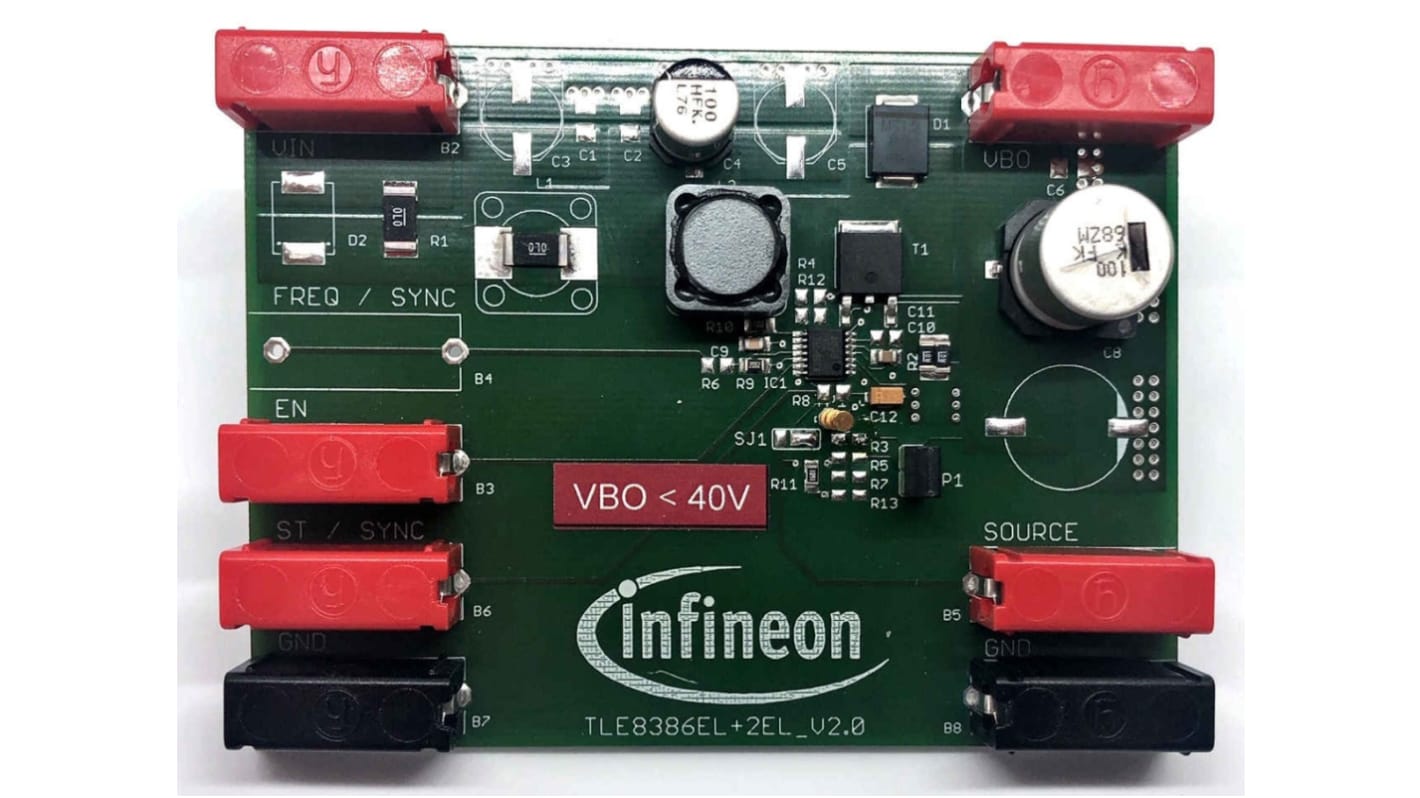 Infineon TLE8386-2EL Evaluierungsplatine, DEMOBOARD TLE8386-2EL Evaluierungsplatine