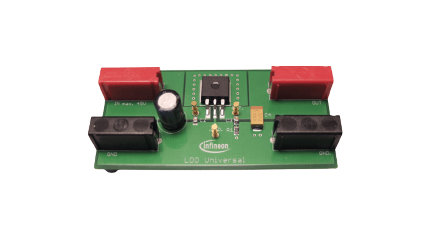 インフィニオン 評価ボード, 評価ボード, LDO電圧レギュレータ, 自動車 用, DEMOBOARDTLF80511TCTOBO1
