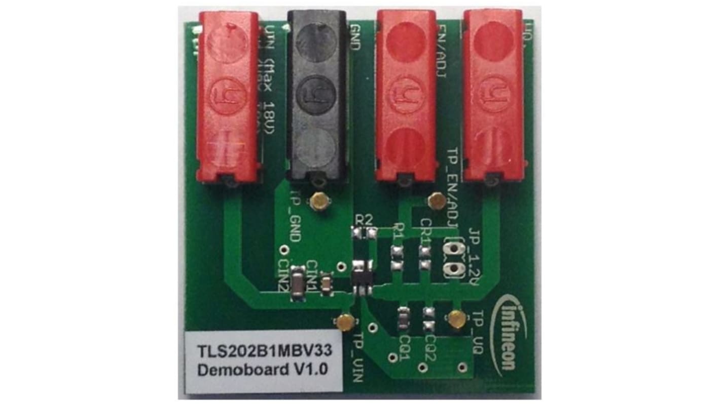 Infineon TLS202B1 Evaluierungsplatine, DEMOBOARD TLS202B1 LDO-Spannungsregler